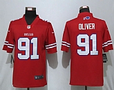 Nike Buffalo Bills 91 Oliver Navy Red Color Rush Limited Jersey,baseball caps,new era cap wholesale,wholesale hats